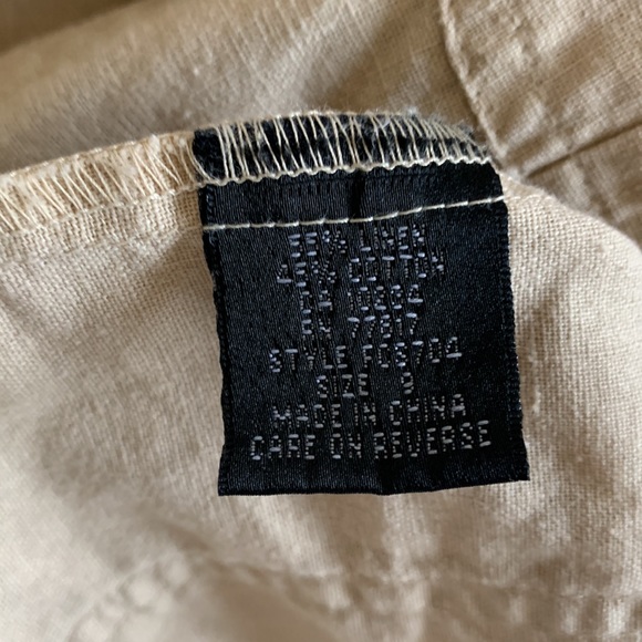 Linen cotton blend Safari style jacket - Picture 5 of 7